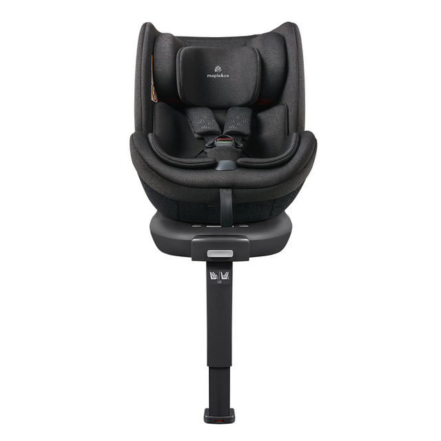 Black 360 Degree Rotation Child Car Seat for Small Cars