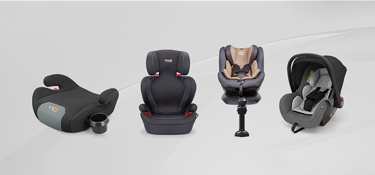 Cudo Baby Car Seat - Light Grey & Black - Cudo Kids