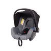 Grey Portable Infant Car Seat for Small Cars