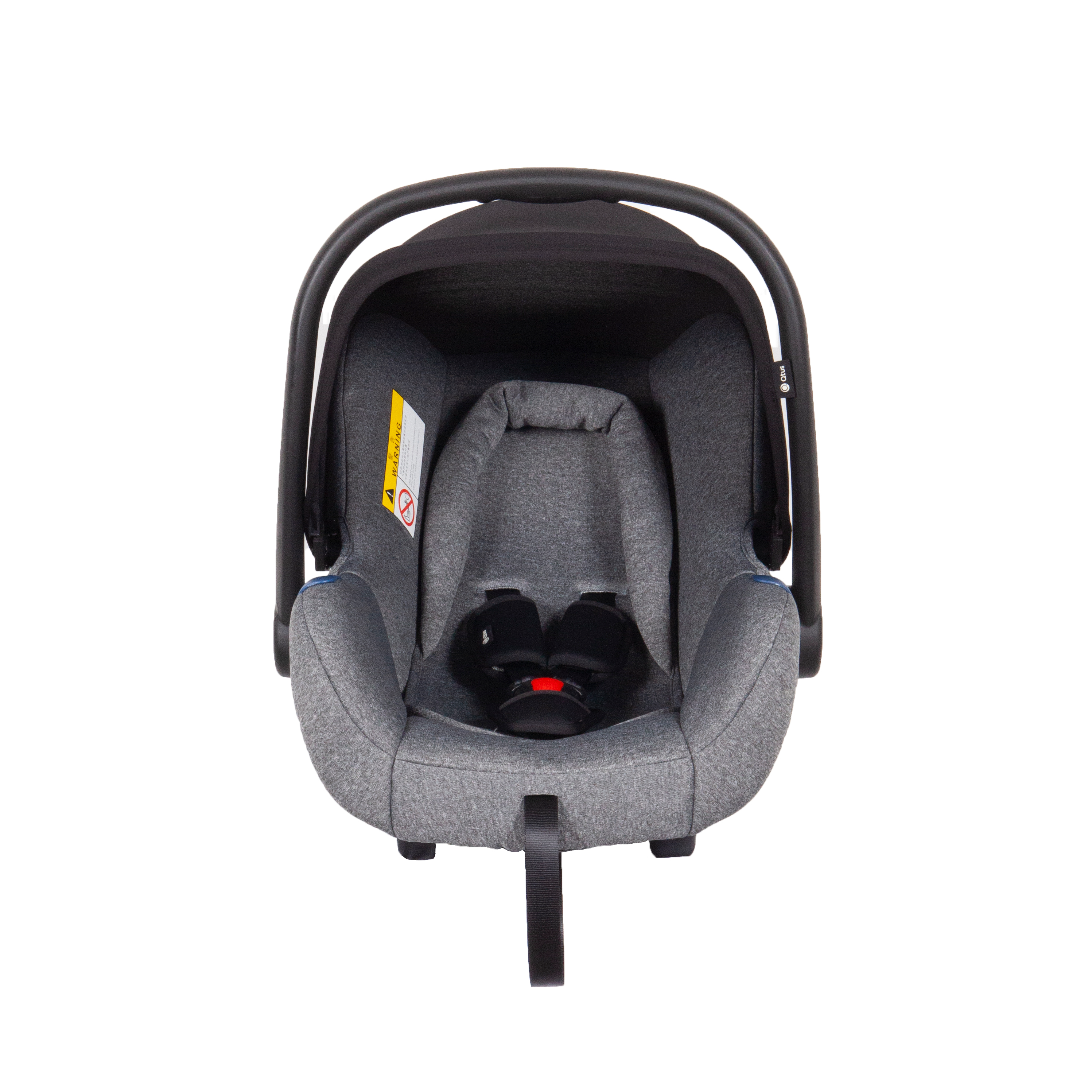 Grey Portable Infant Car Seat for Small Cars