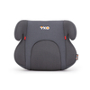 Grey Backless Booster Seat with base