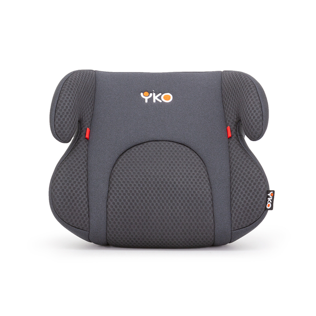 Grey Backless Booster Seat with base