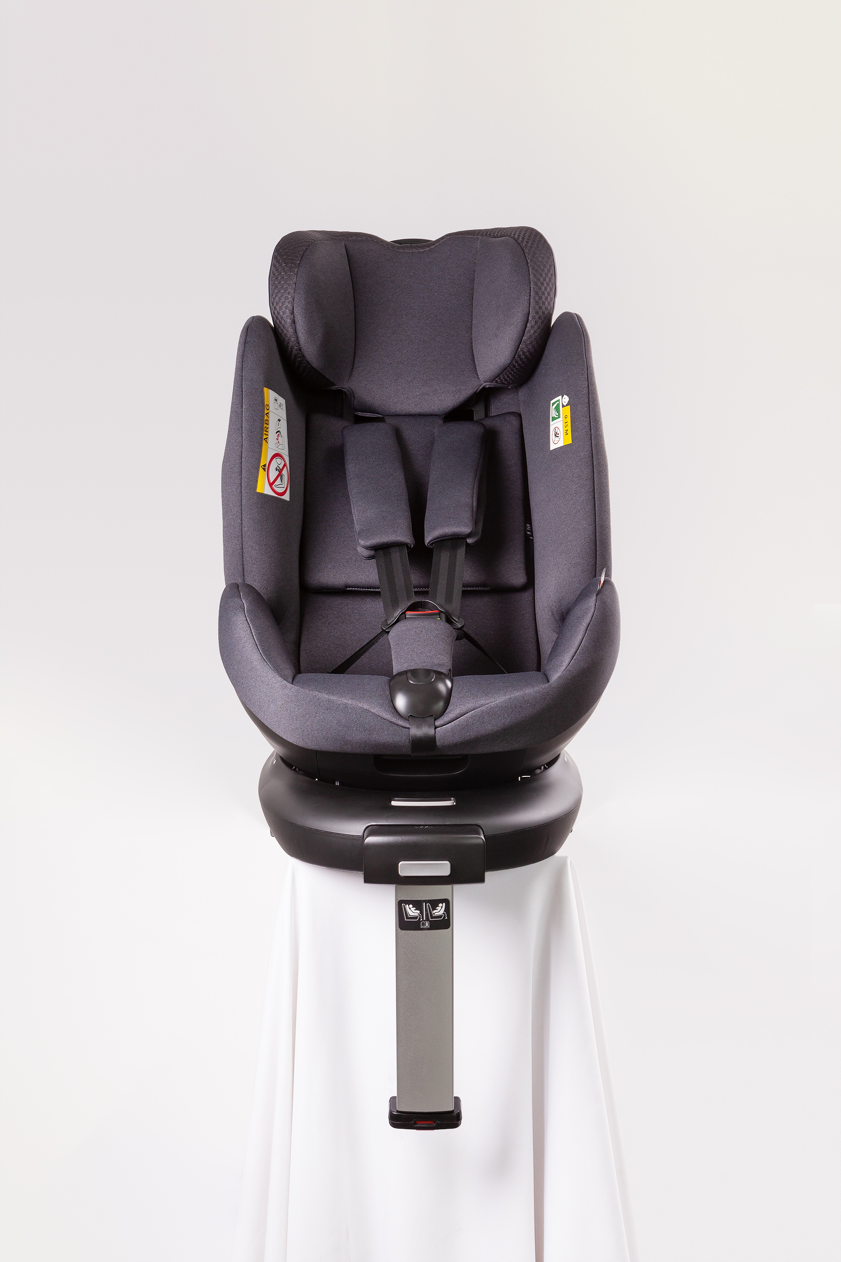 Portable 360 Degree Rotation Child Car Seat with Isofix